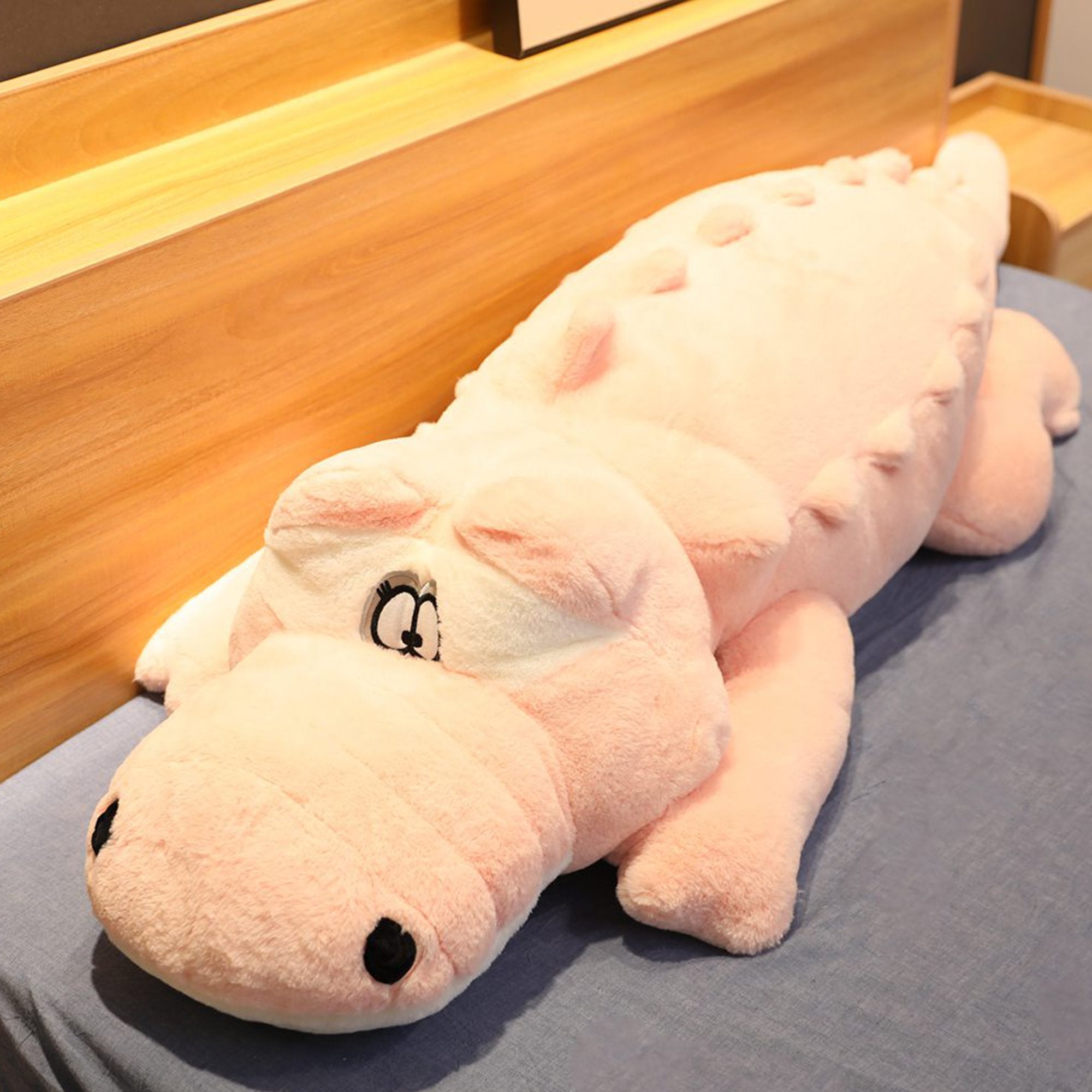 Giant Plush Crocodile Companion 3