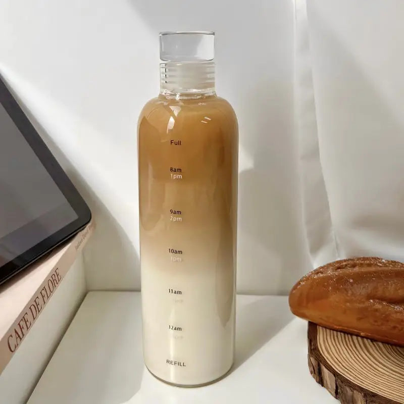 Glasdricksflaska med Timer och Läckagesäker Design 2