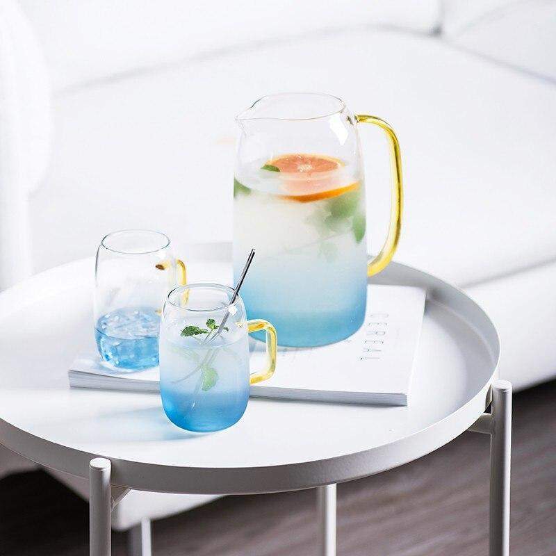 Glaskanna Set för Servering med Matchande Glas 4