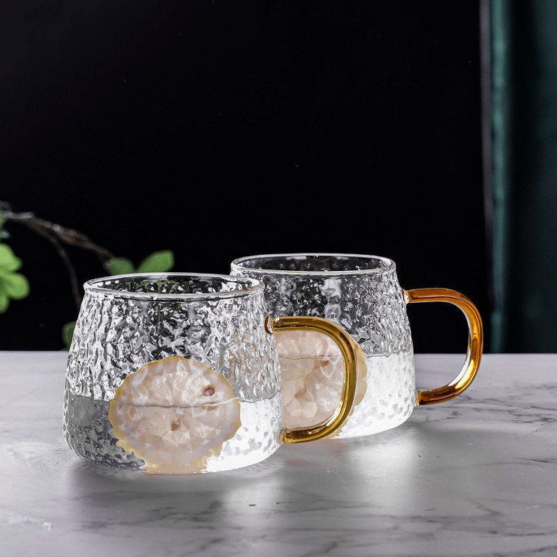 Glaskanna med Trälock Modern Design för Varma och Kalla Drycker 7