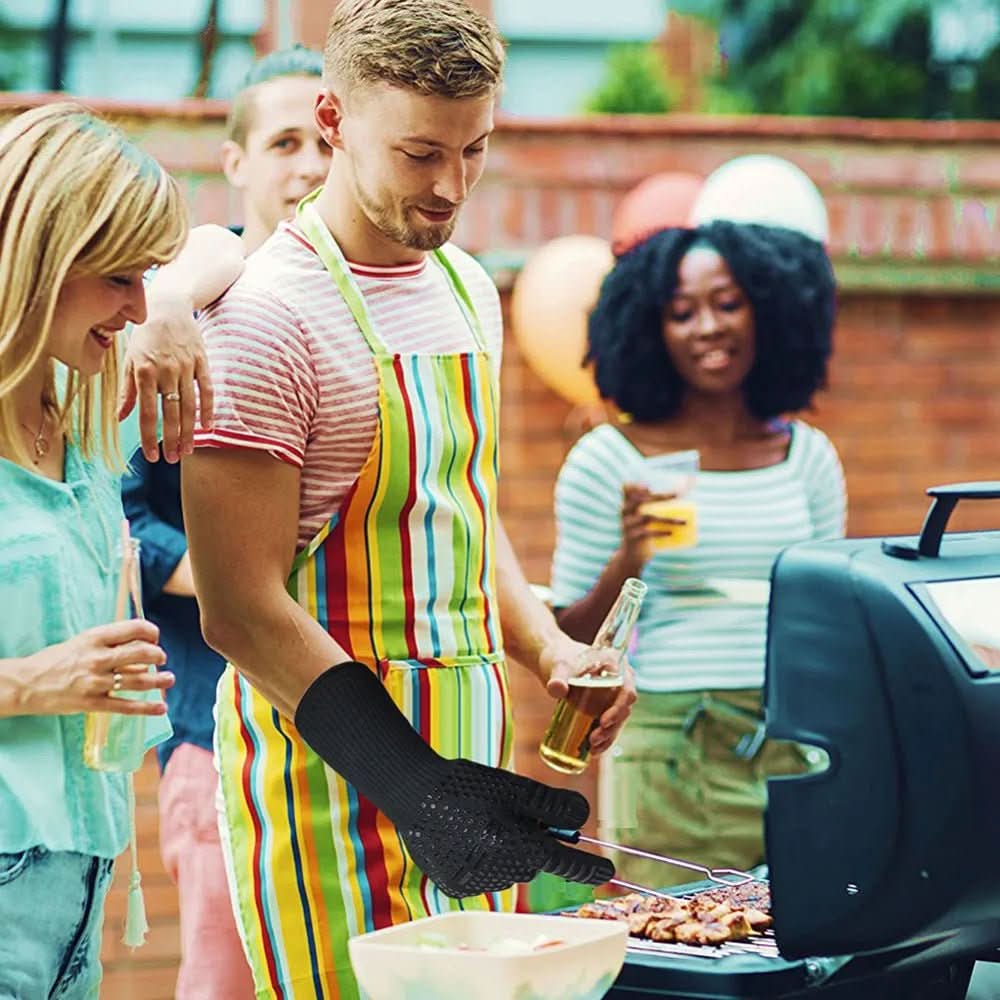 Grillhandskar för BBQ - Värmebeständiga och slitstarka 2