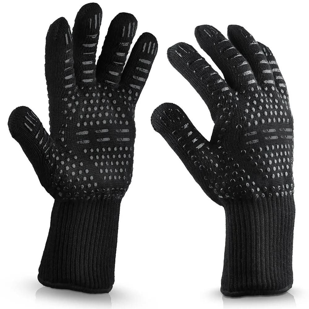 Grillhandskar för BBQ - Värmebeständiga och slitstarka 4