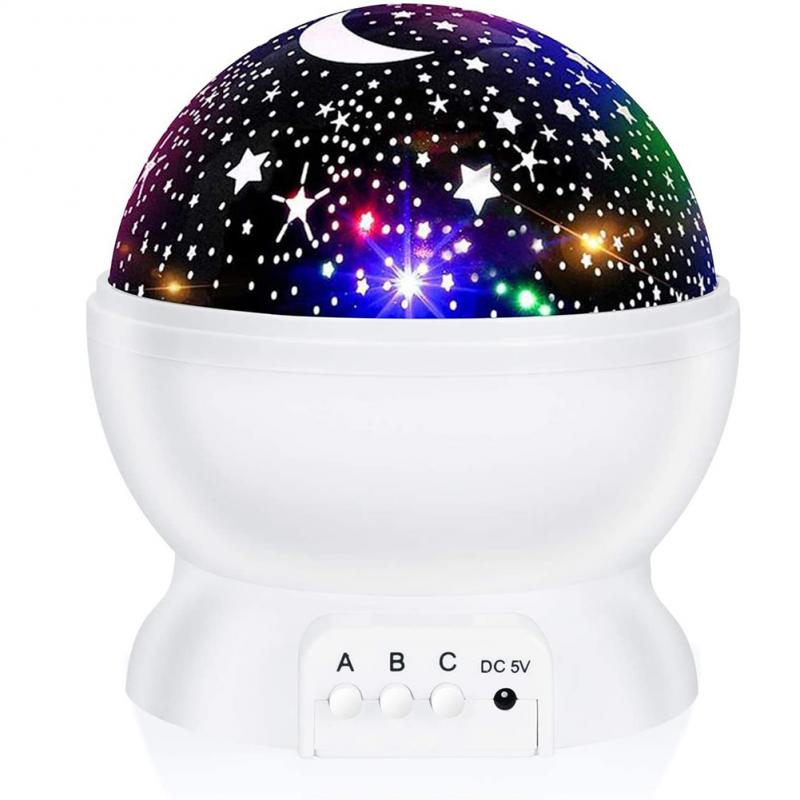 Colorful Galaxy Revolving Lamp