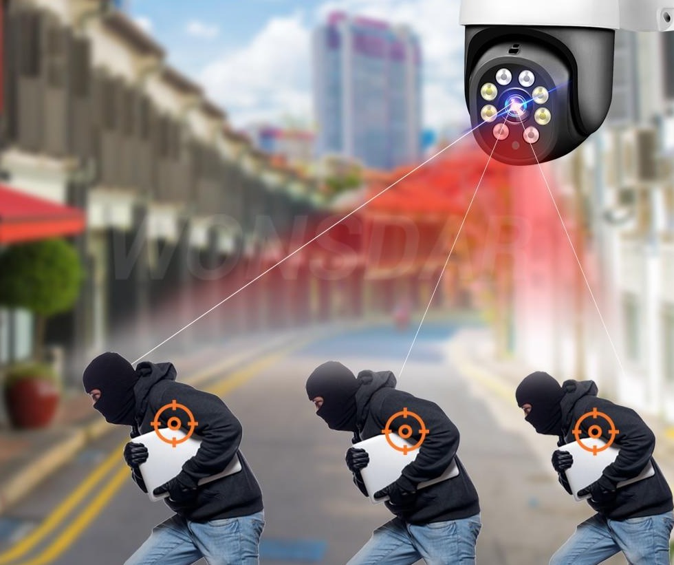 Smart Wi-fi-kamera för utomhusbruk