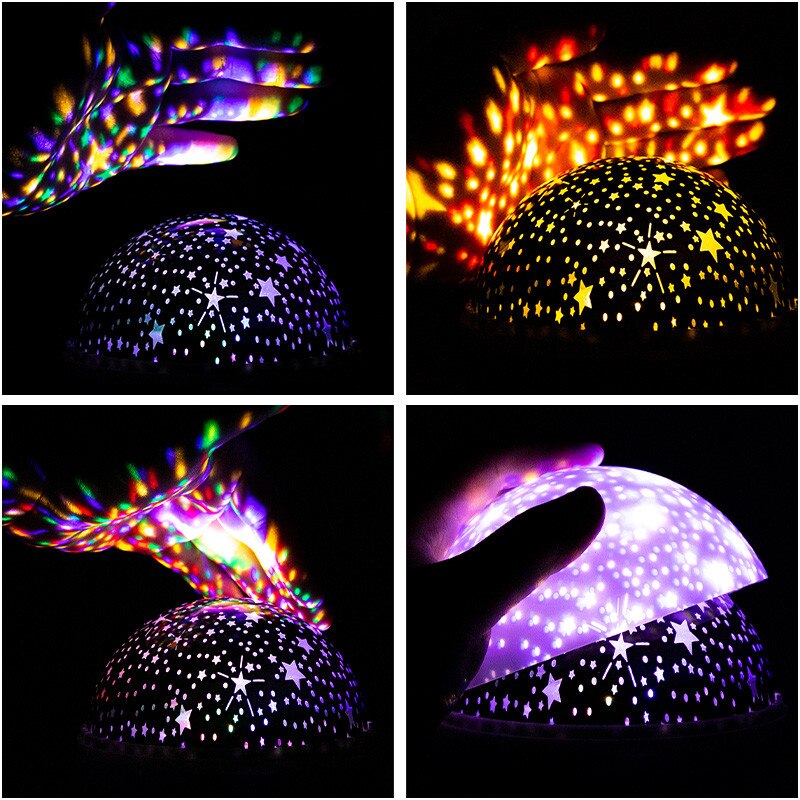 Colorful Galaxy Revolving Lamp