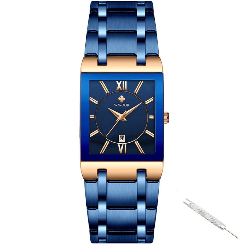 Lyxig Fyrkantig Klocka