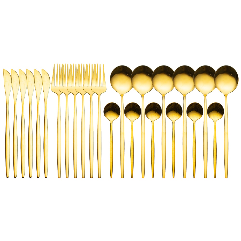 Golden Dinnerware Set (24st)