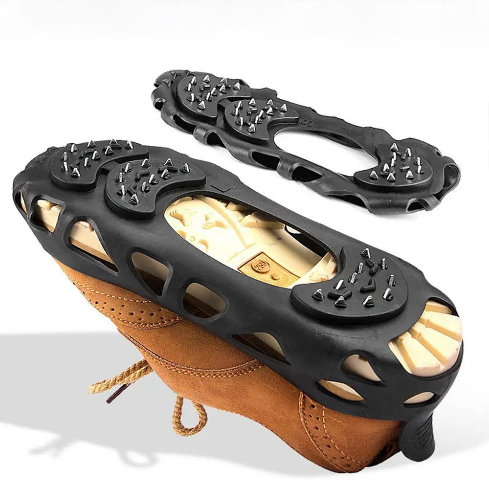 Halkskydd Skor Med 30 Ståltänder För Vinterpromenader 1