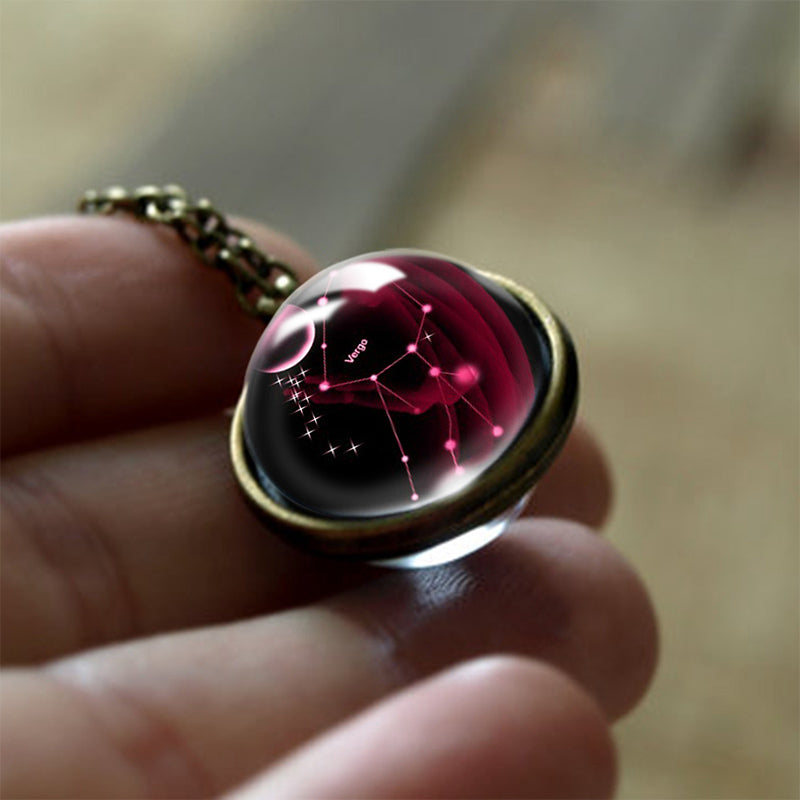 Halsband med 12 Stjärntecken Design 7