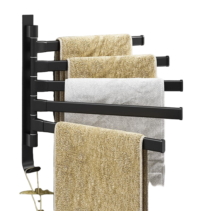 Handdukshållare med 5 armar för badrum 0