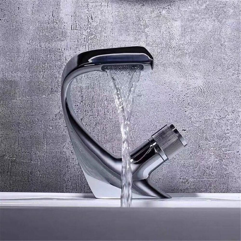 Handfat Kran Vattenfall Modern Design för Badrum 4