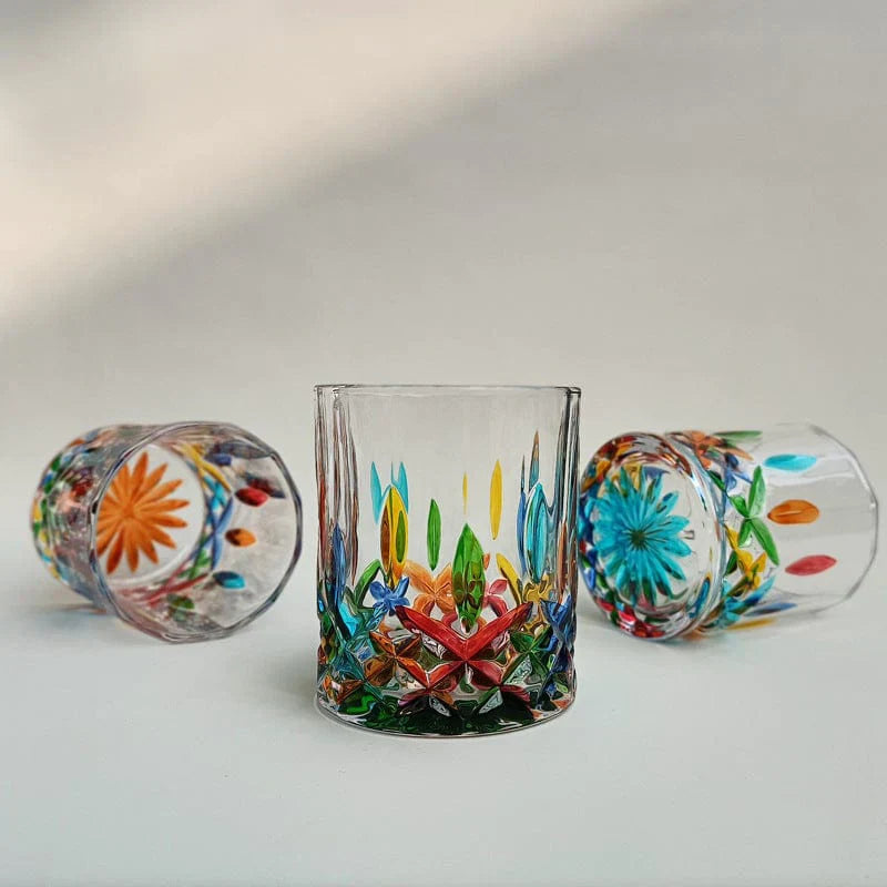 Handmålade Murano-glasögon Unik Design 4