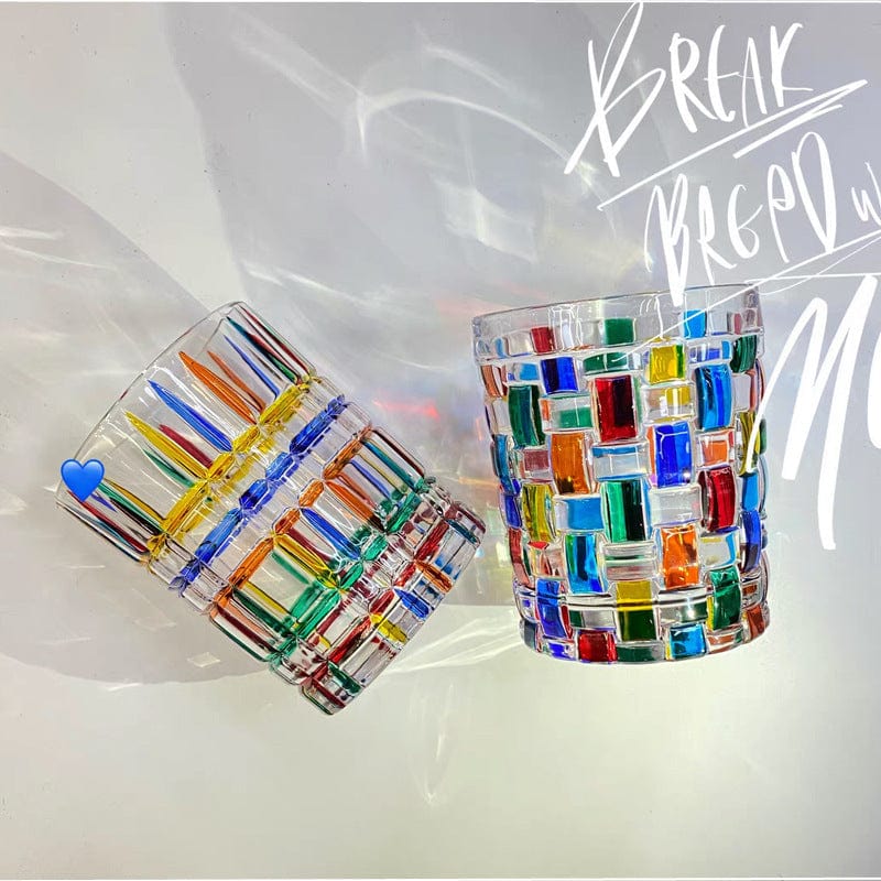 Handmålade Murano-glasögon Unik Design 5