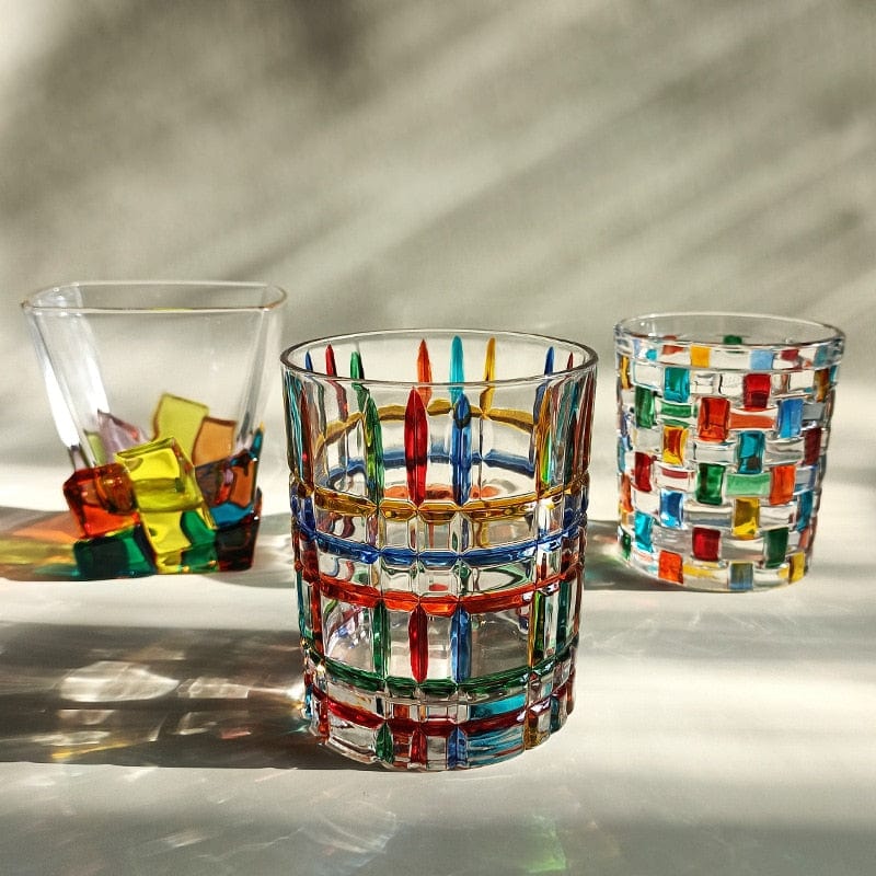 Handmålade Murano Glasögon med Unik Design 0