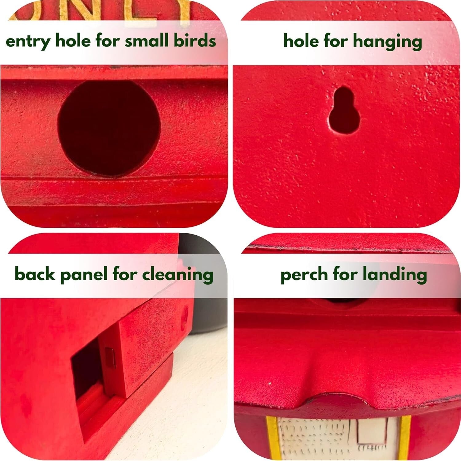 Hängande Fågelholk för Trädgård 3