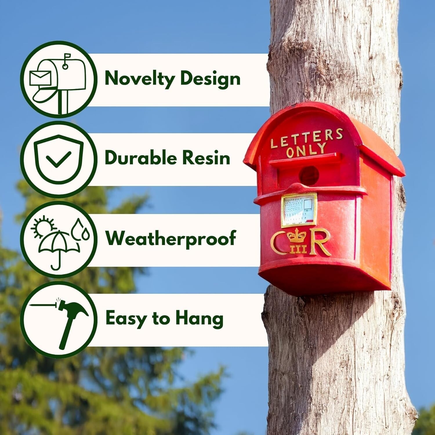 Hängande Fågelholk för Trädgård 5