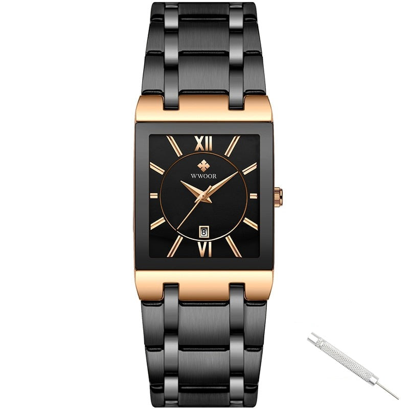 Lyxig Fyrkantig Klocka