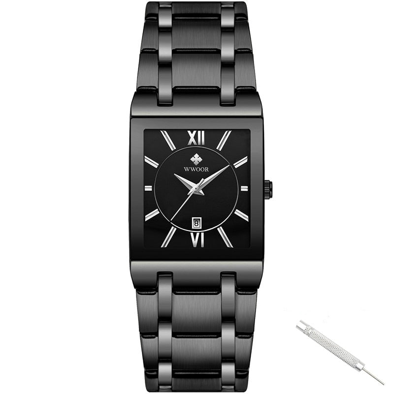 Lyxig Fyrkantig Klocka