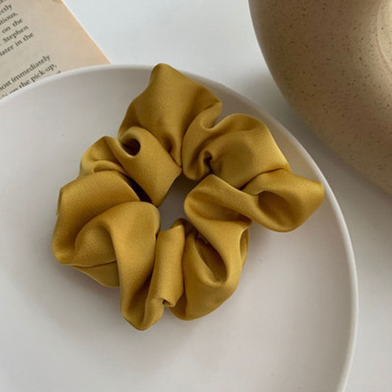 Siden Hår Scrunchie