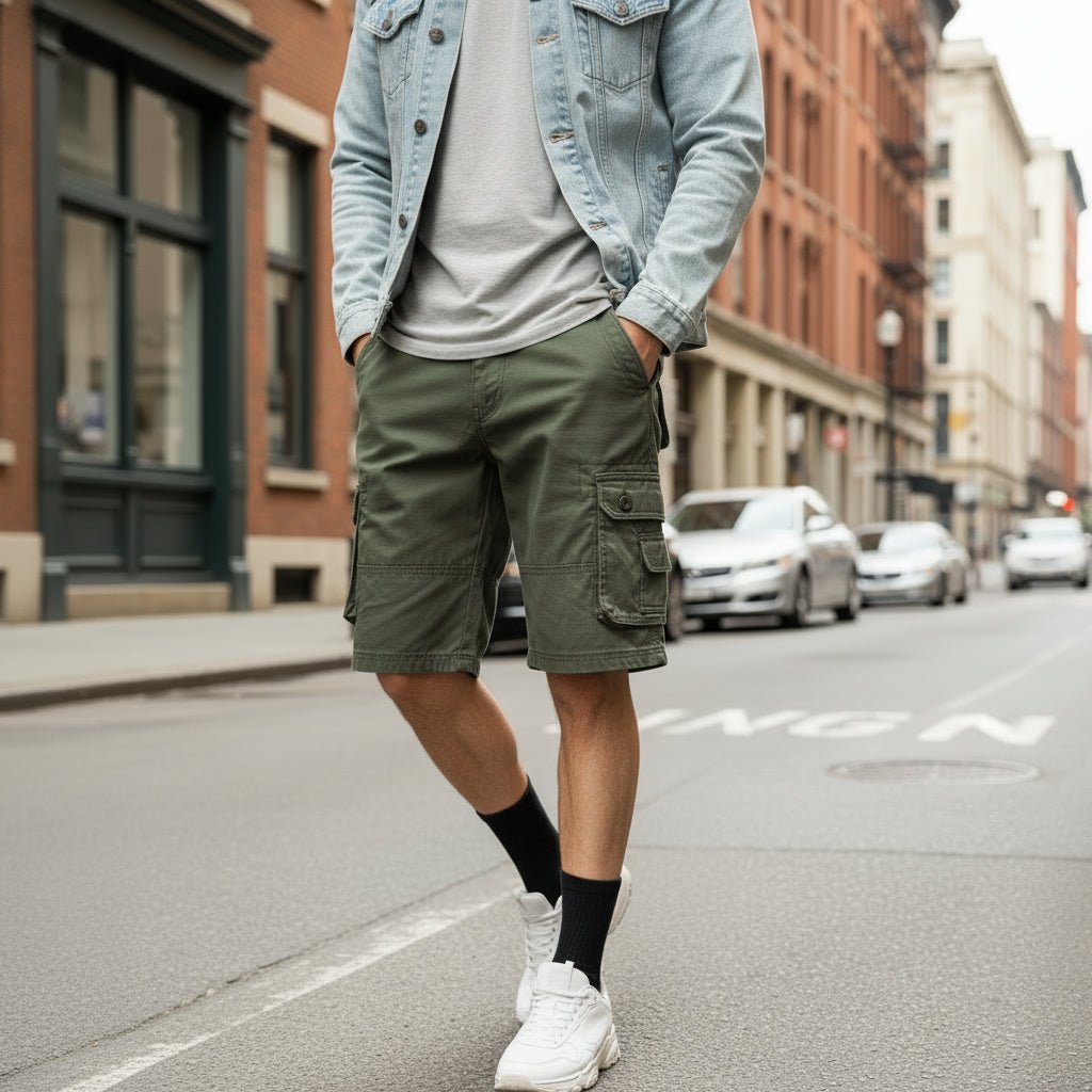 Herr Bermuda Shorts Löst Snitt 1