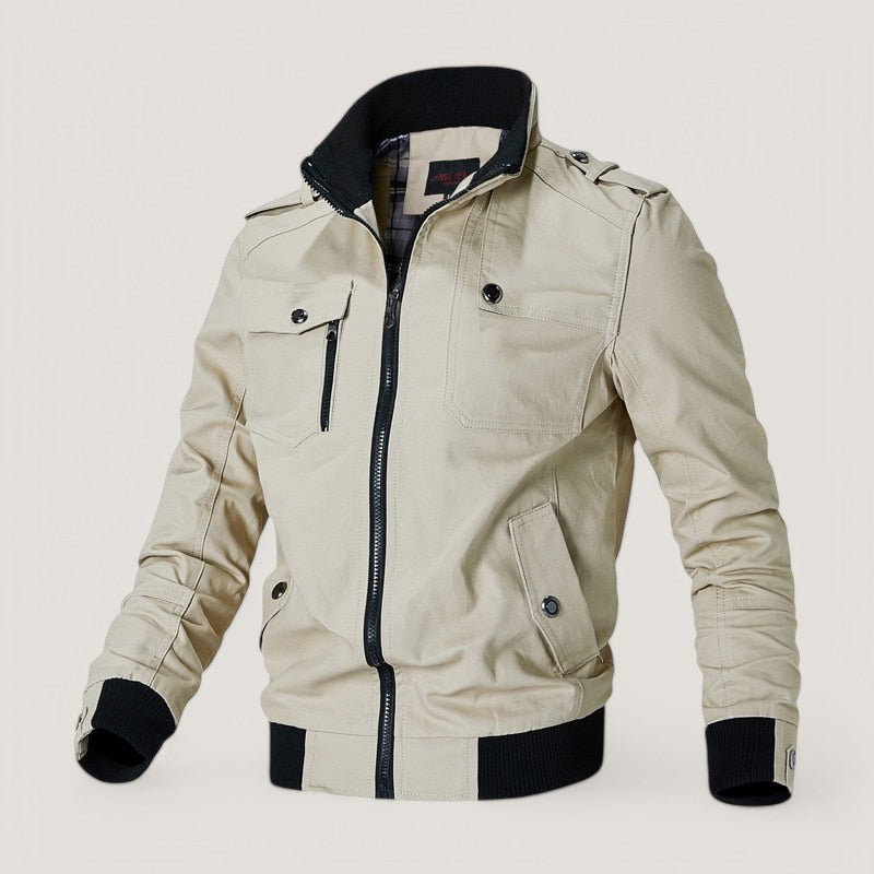 Herr Bomberjacka Klassisk Stil Lättviktsmaterial 6