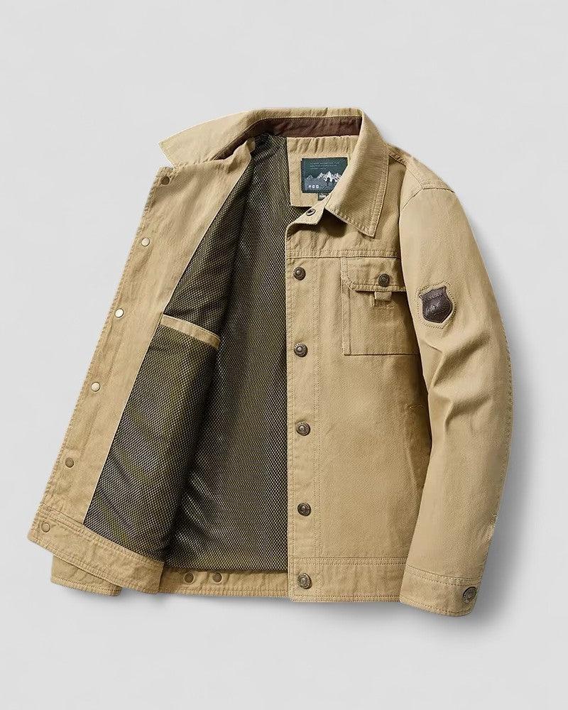 Herr Bomberjacka med Cargo Detaljer 2