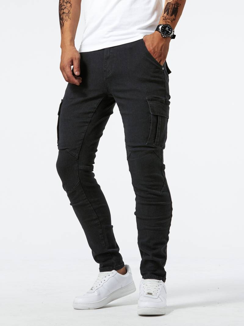 Herr Cargo Jeans Flexibel Denim 2
