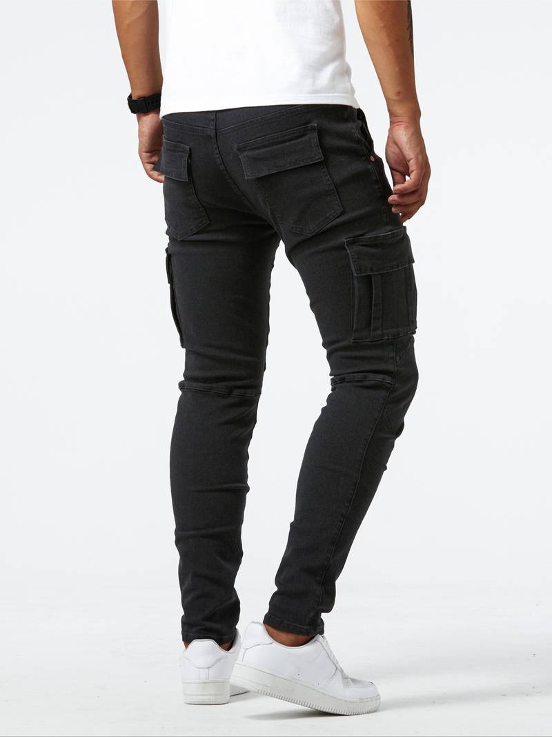 Herr Cargo Jeans Flexibel Denim 3