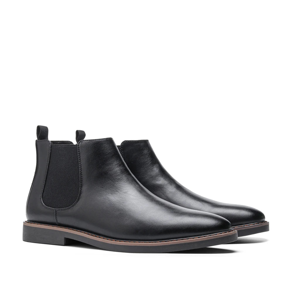 Herr Chelsea Boots Retro Stil för Män 7