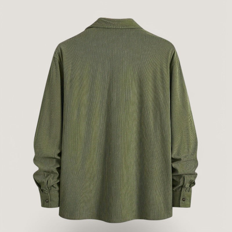 Herr Chemise Veste i Côtelé Velour för Hösten 4