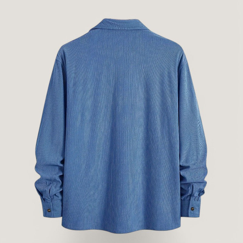 Herr Chemise Veste i Côtelé Velour för Hösten 6