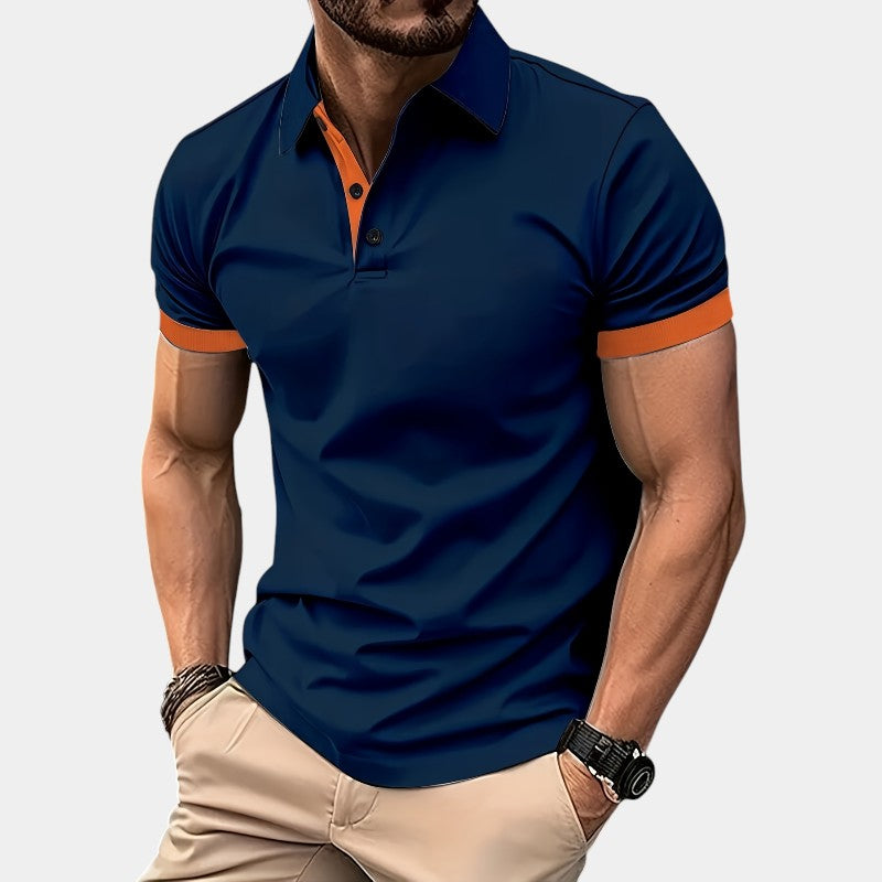 Herr Golfskjorta Justerad Polyester 6