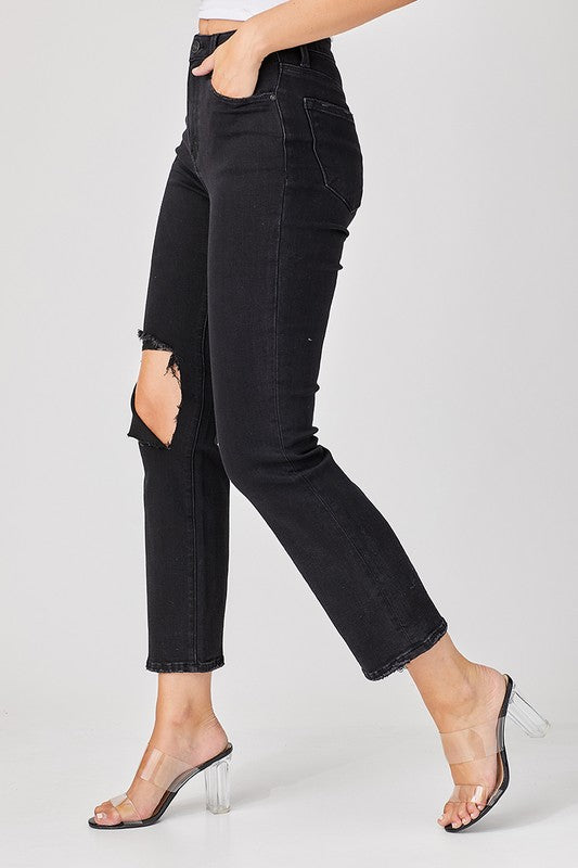 Herr Jeans Svarta Avslappnad Passform Denim 2