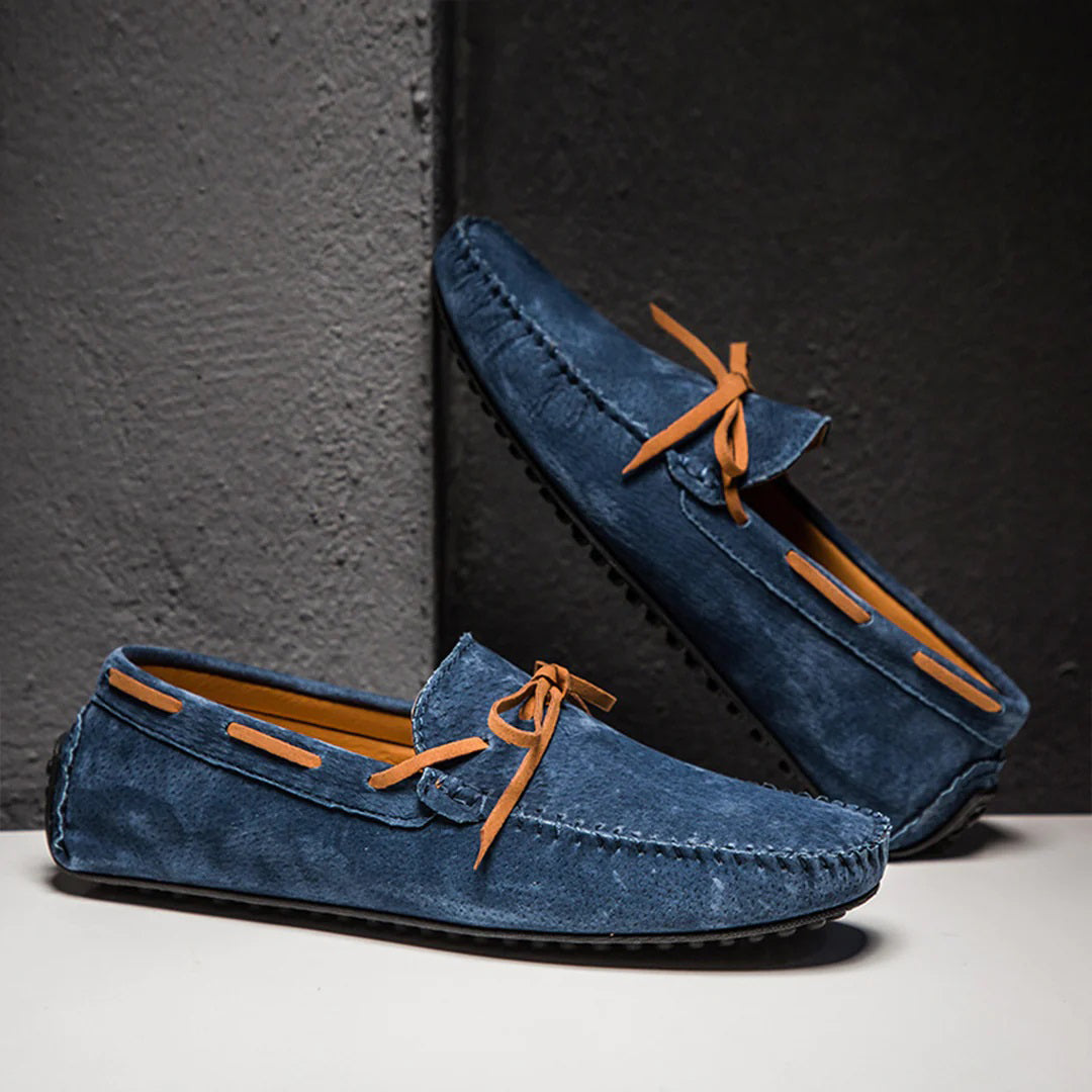 Herr Loafers i Syntetiskt Läder med Slip-On Design 1