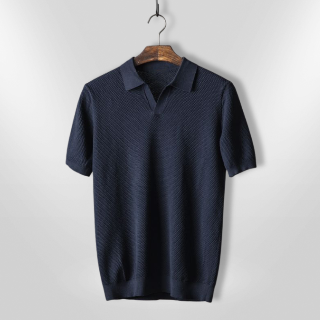 Herr Polo T-shirt Modern Passform Mjuk Jersey 2