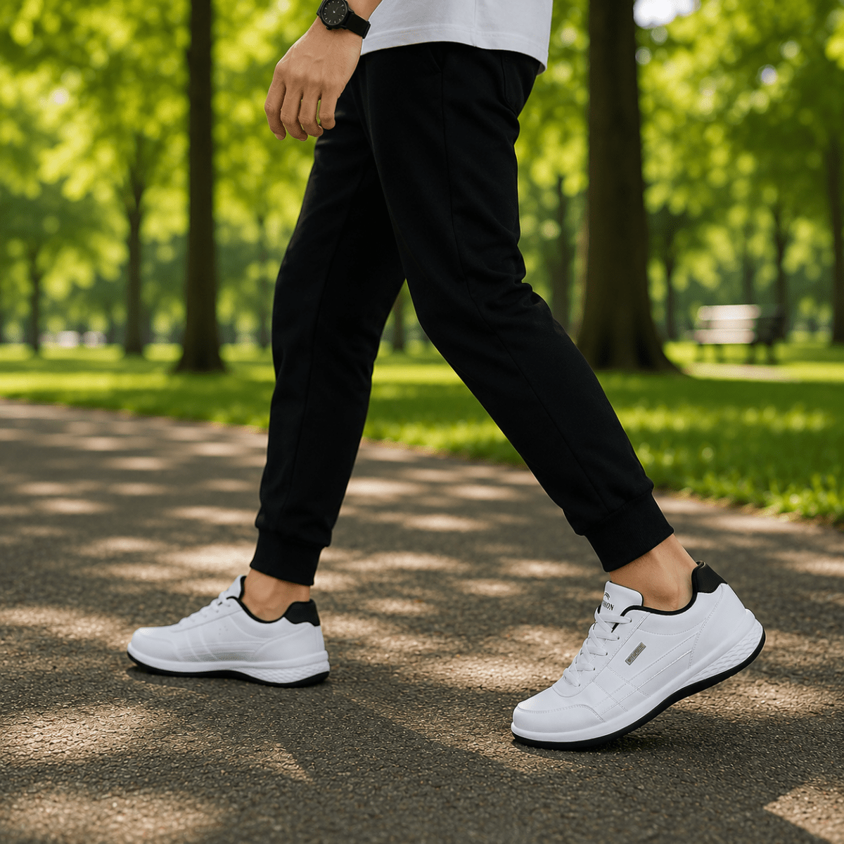 Herr Sneakers med Komfort och Stöd 4