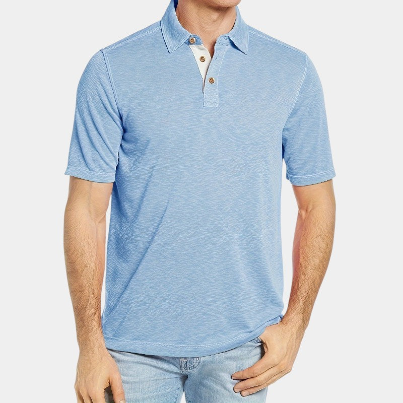 Herr T-shirt med långa ärmar i bomull 3