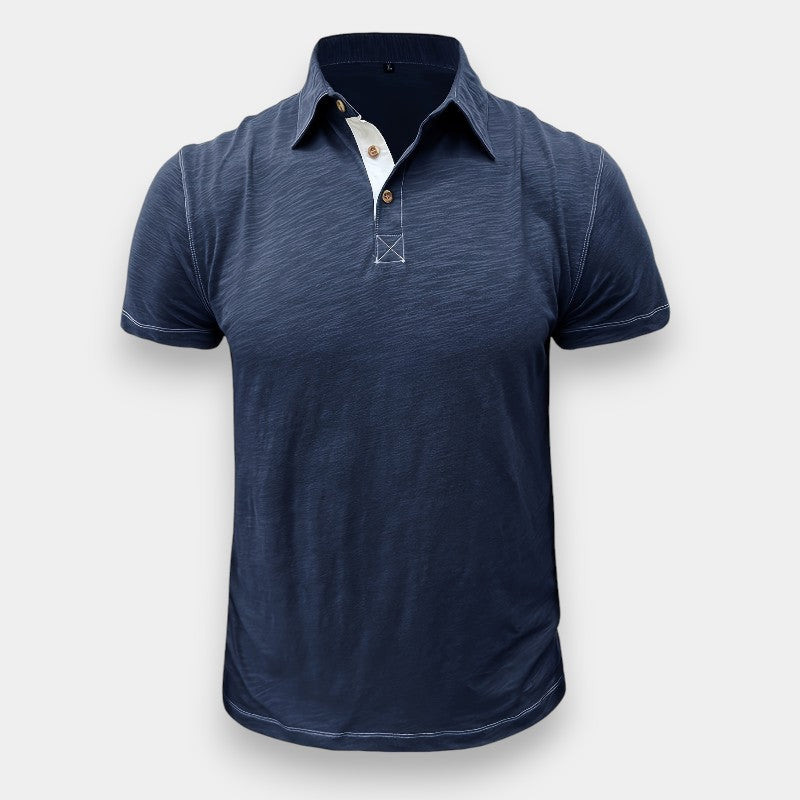 Herr T-shirt med långa ärmar i bomull 6