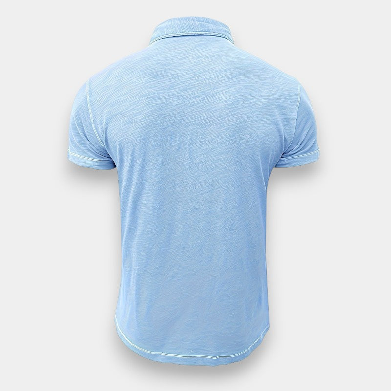 Herr T-shirt med långa ärmar i bomull 7