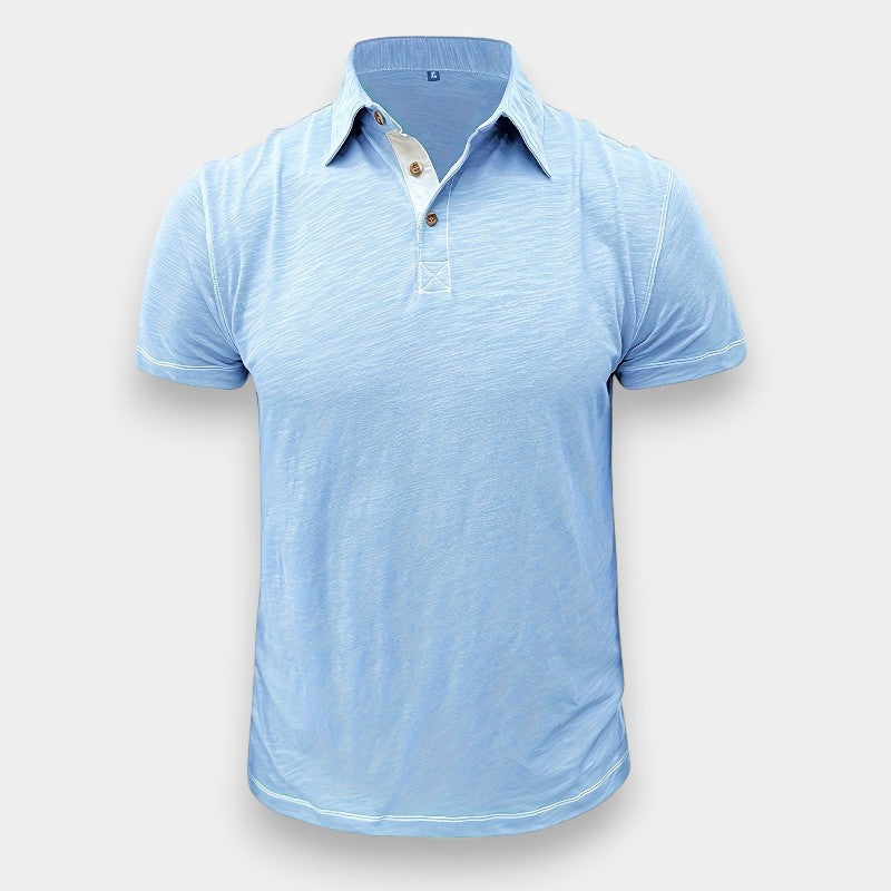 Herr T-shirt med långa ärmar i bomull 8