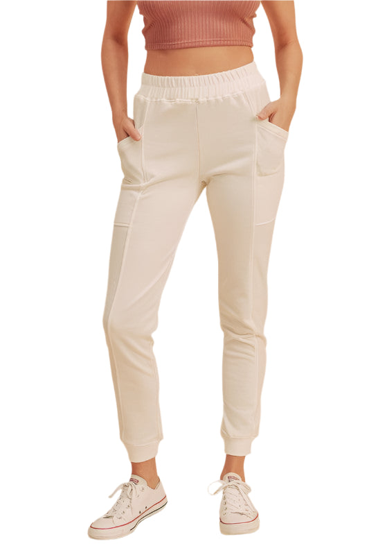 Herr Taperade Joggers Patchfickor Bomull och Polyester 0