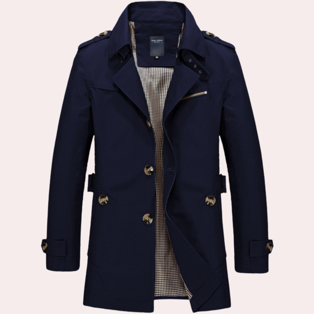Herr Trenchcoat i Stilren Design 6