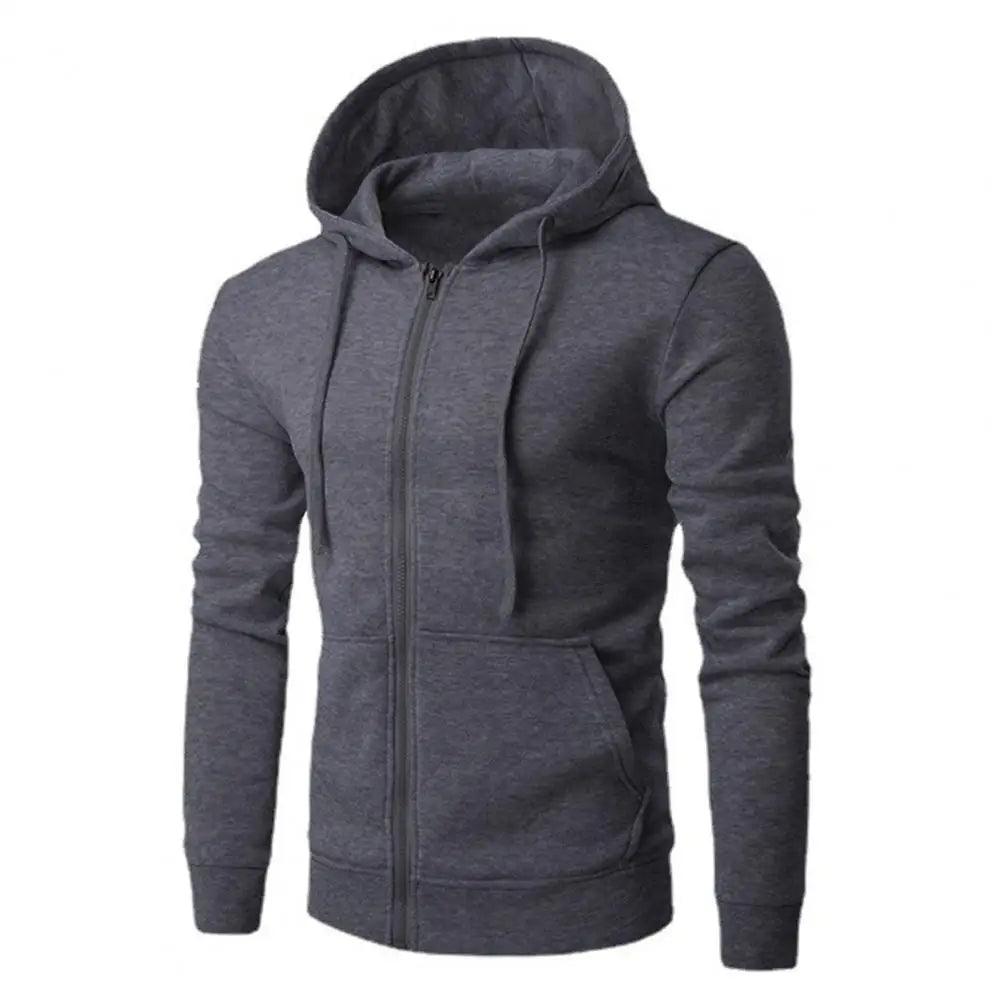 Herr Zip Hoodie Jacka Slim Fit 3