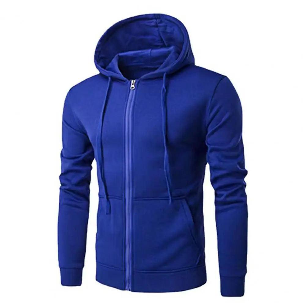 Herr Zip Hoodie Jacka Slim Fit 5