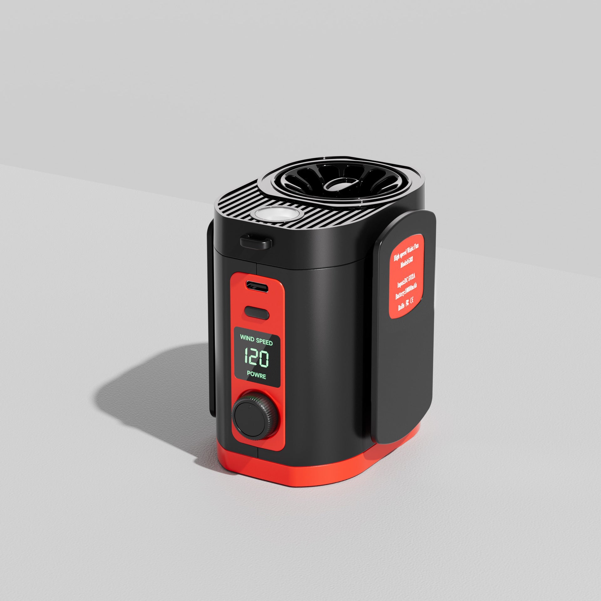 Herrar Mini Luftkylare Kompakt Design med Justerbar Fläkthastighet 3