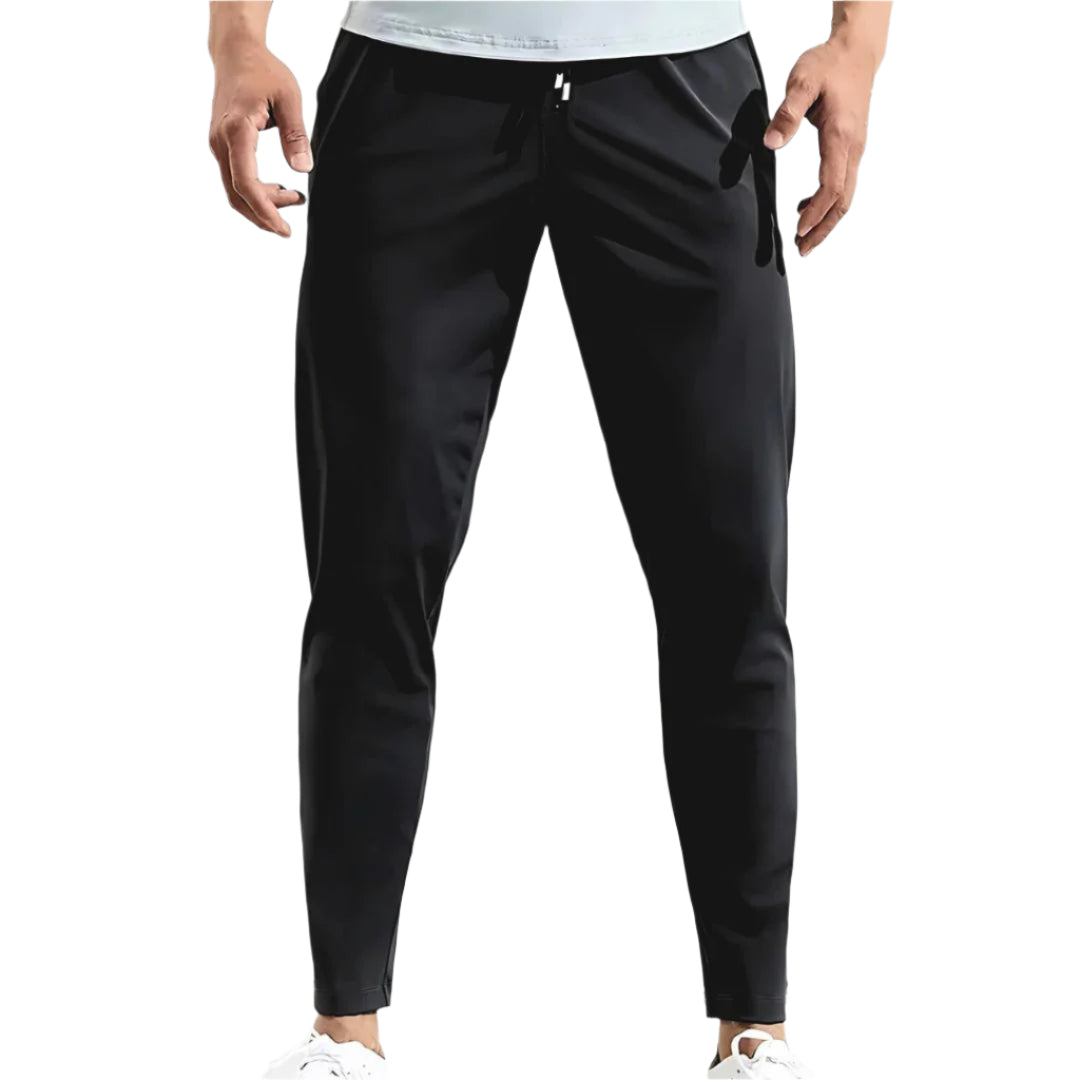 Herrar Taperad Joggers Fukttransporterande Material 0