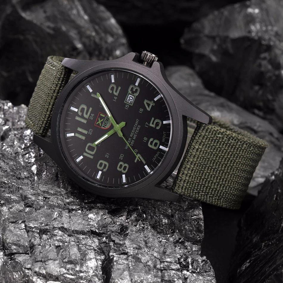 Herrarmbandsur Militärstil Robust Taktisk 0