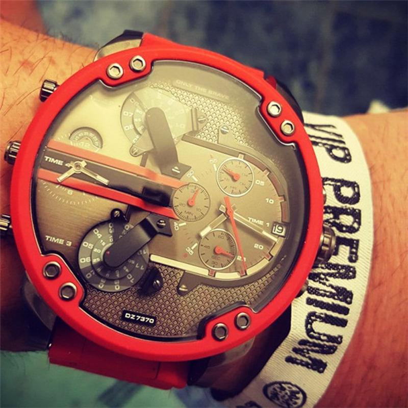 Herrarnas Kronograf Klocka Med Rostfritt Stål 2