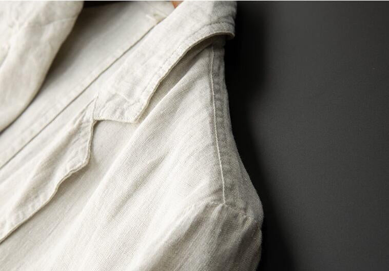 Herrblazer Linne Smal Passform 2