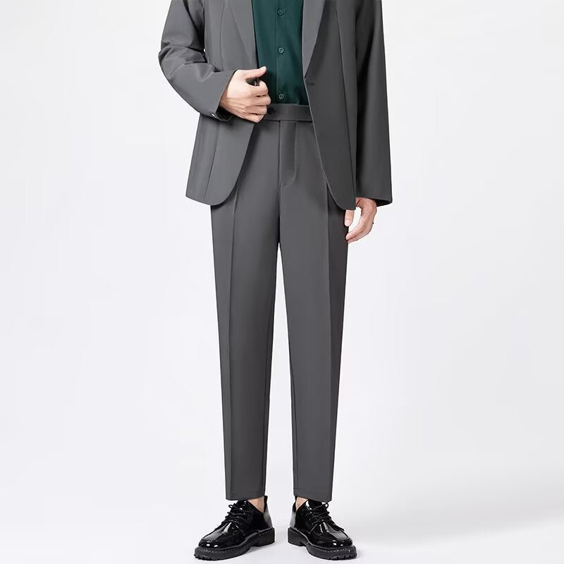 Herrens Ankelbyxor Slim Fit Ullblandning 1